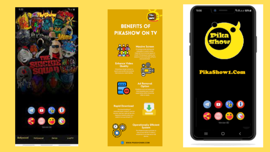 Get the latest version of Pikashow For TV